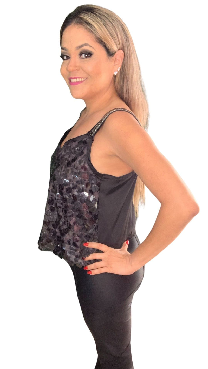 Blusa Alça Preta